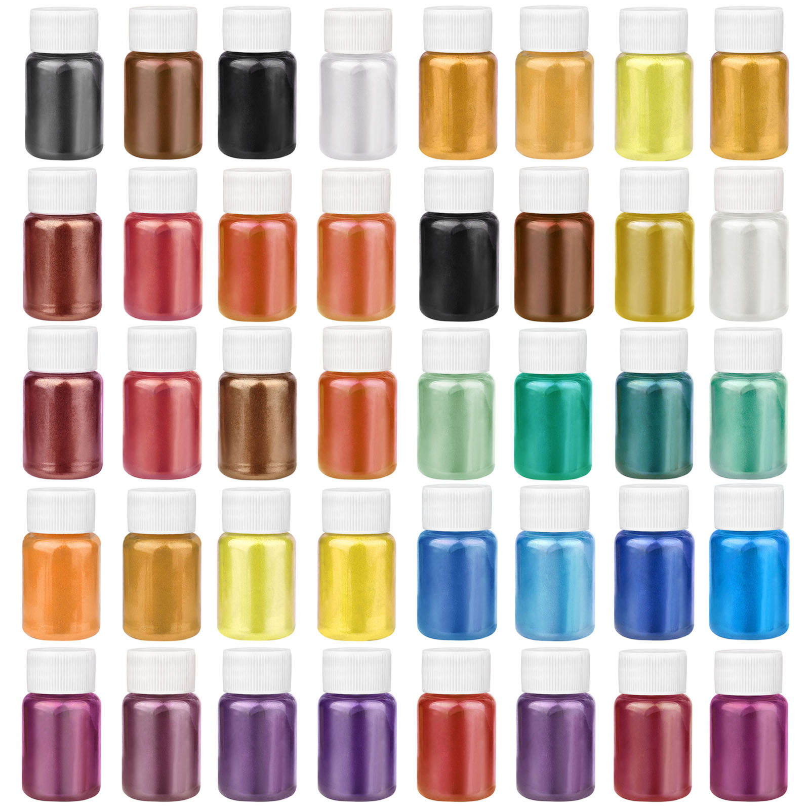 Mica Powder Colorant - Set di 4 Colori di Polvere