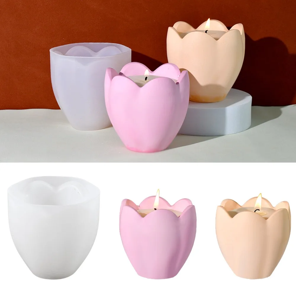 Soap Making Box - Portacandele a tulipano Stampi in silicone