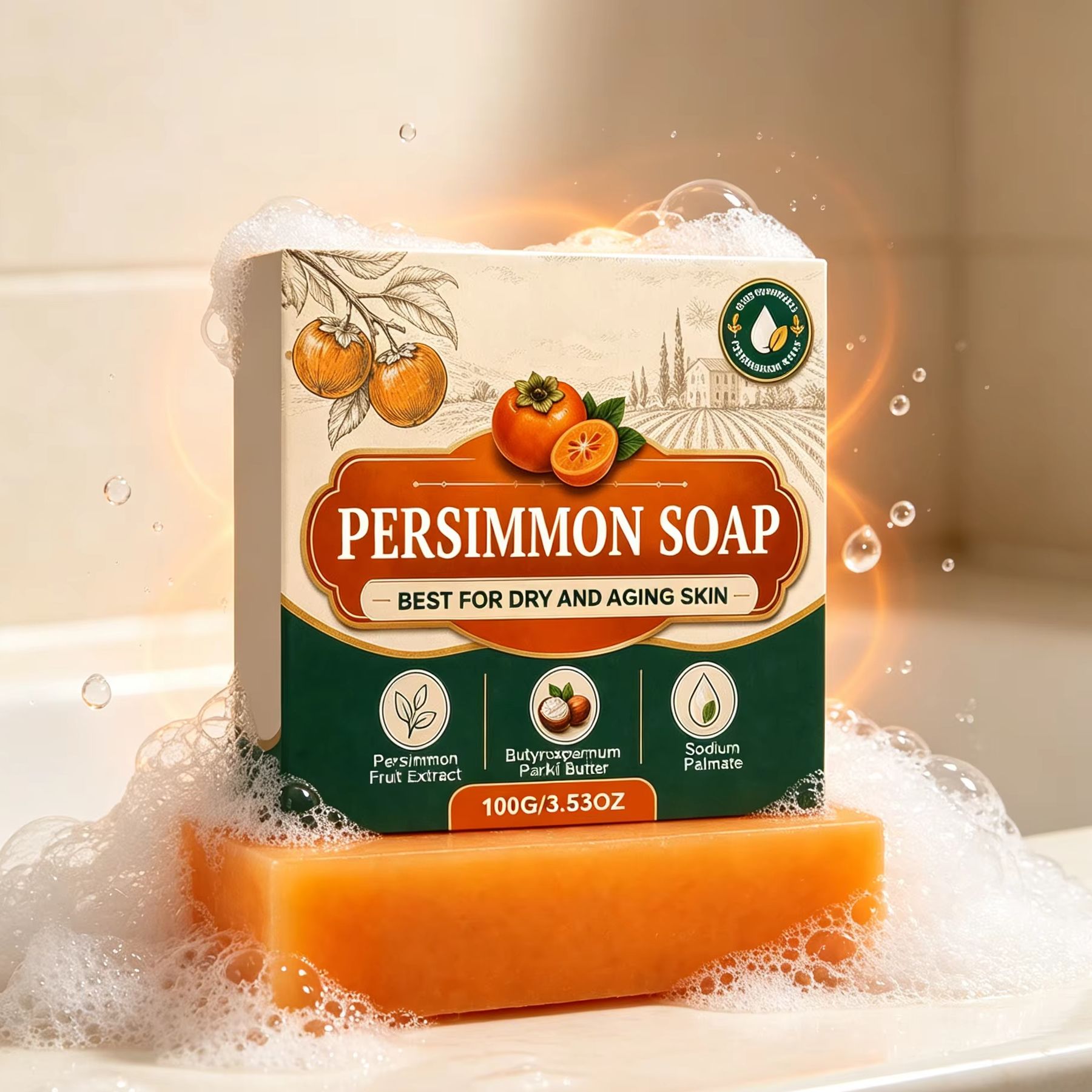 Shea Butter Raw - Sapone al Cachi per Rimozione Odori