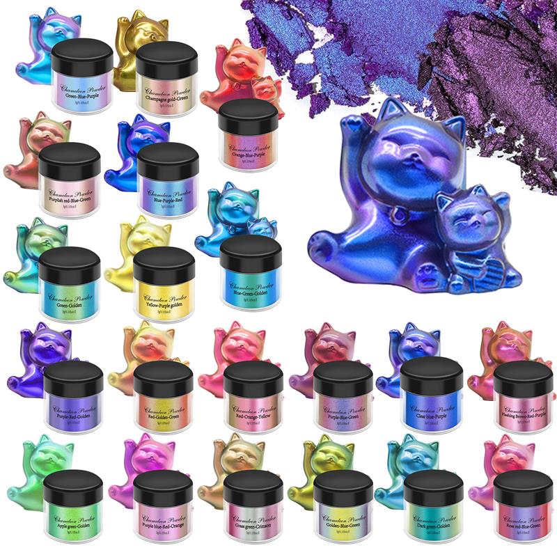 Mica Powder Colorant - 3g Chameleon Mica polvere pigmenti in