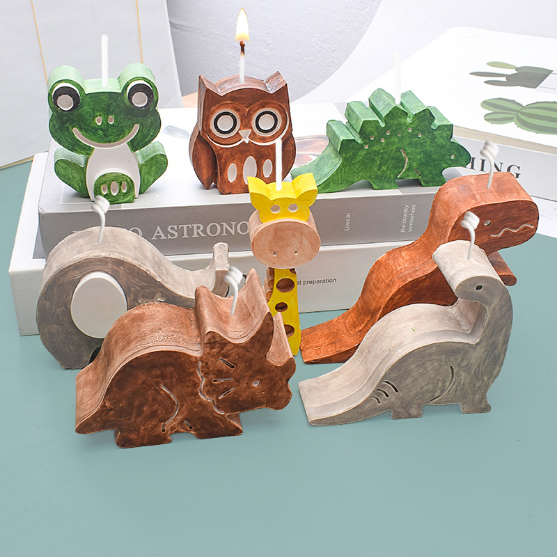 Soap Making Art - Animali, dinosauri Stampo per candele artigianali