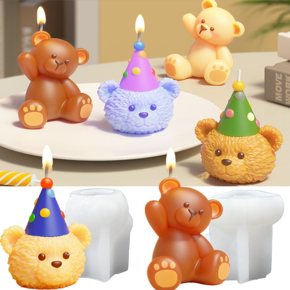 Soap Making Art - Stampo in resina 3D simpatico orso