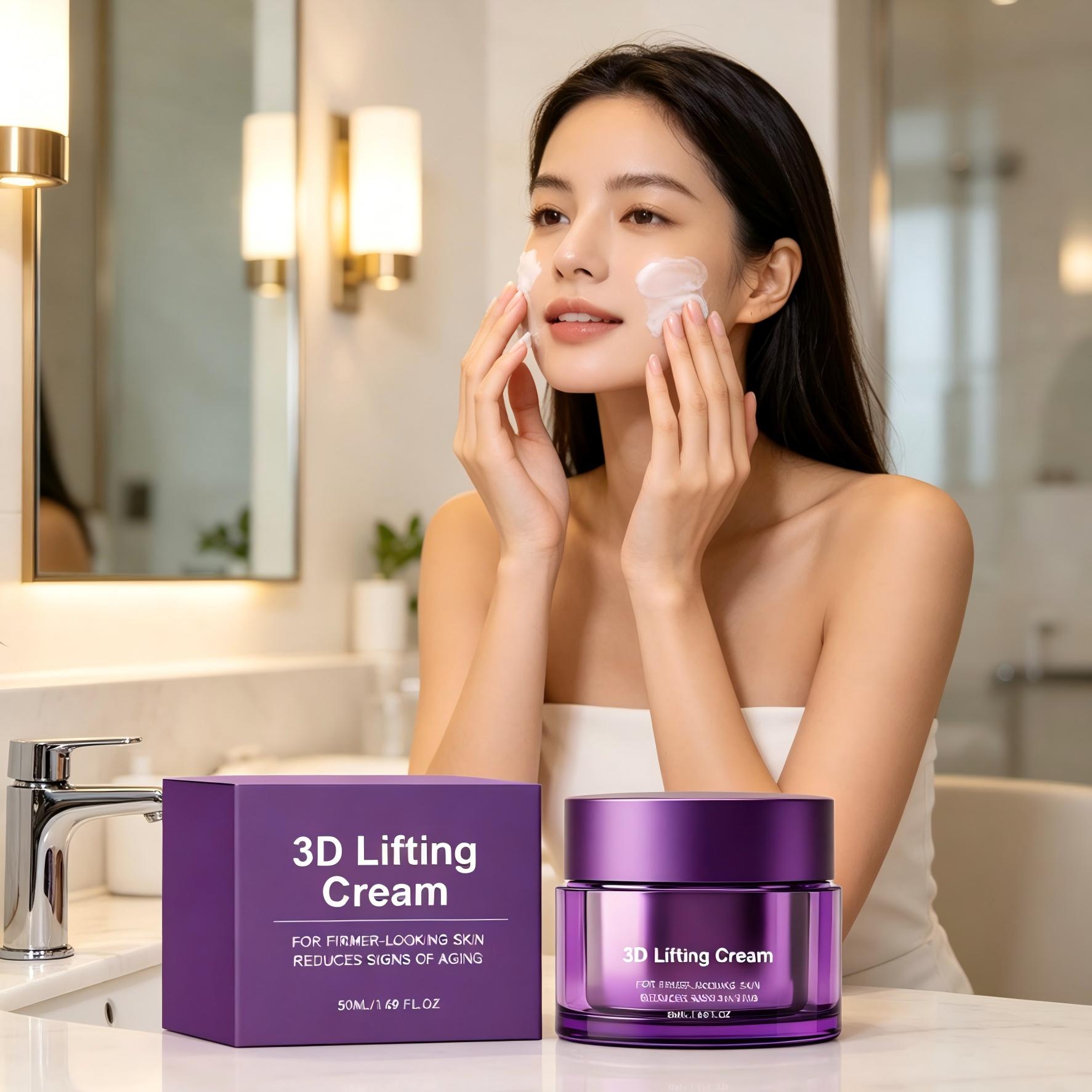 Shea Butter Raw - Crema Lifting 3D Anti-Età, Migliora l'Elasticità