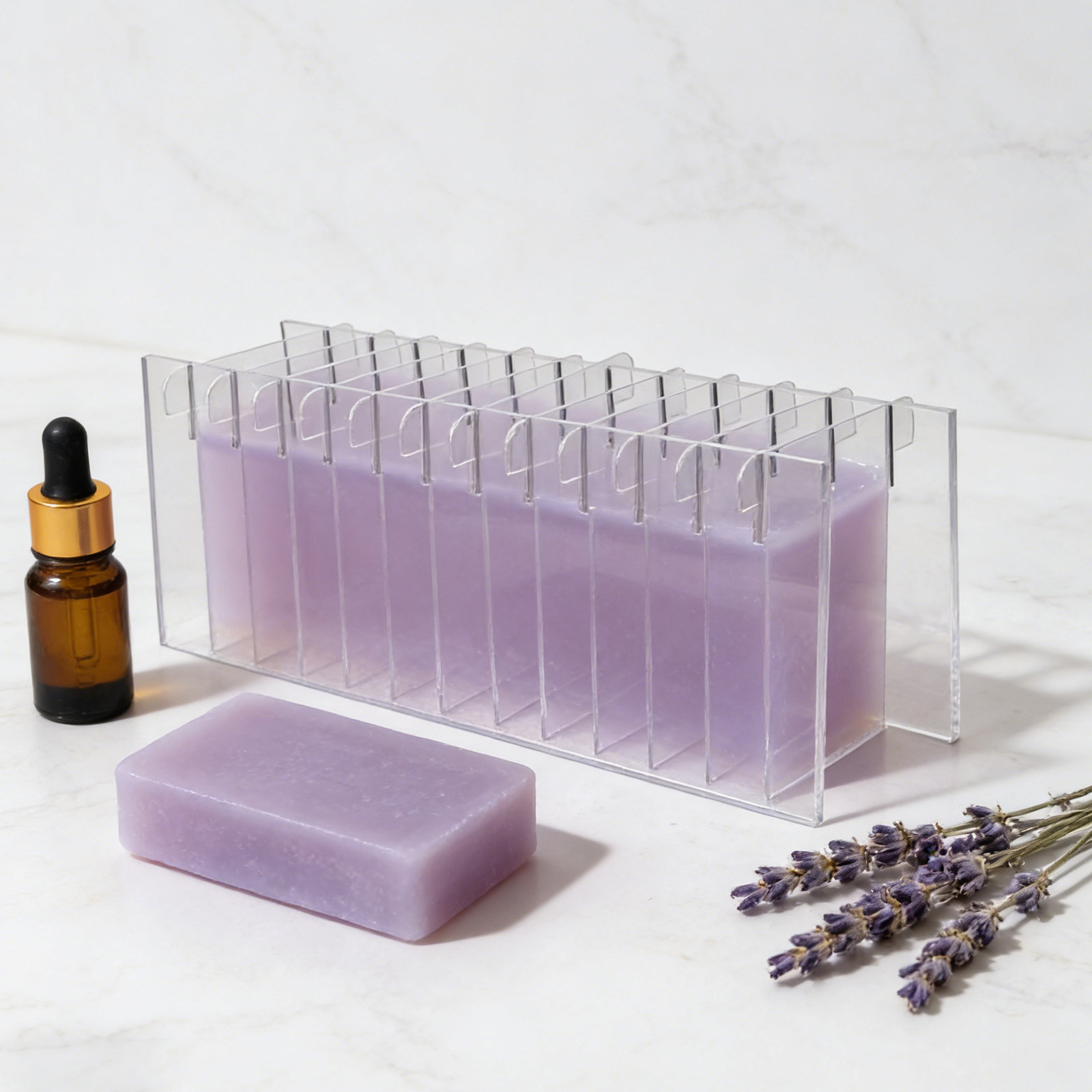 Divisore in acrilico per sapon - Soap Making Box recensione e prezzo