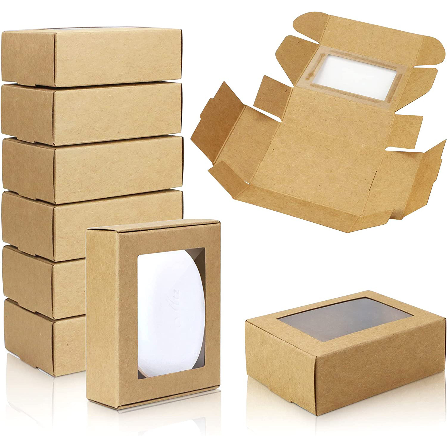 50 Pezzi Mini Scatole in Carta - Kraft Soap Label recensione e prezzo