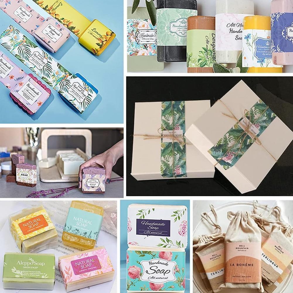 90 Pezzi di Etichette Avvolgen - Kraft Soap Label recensione e prezzo